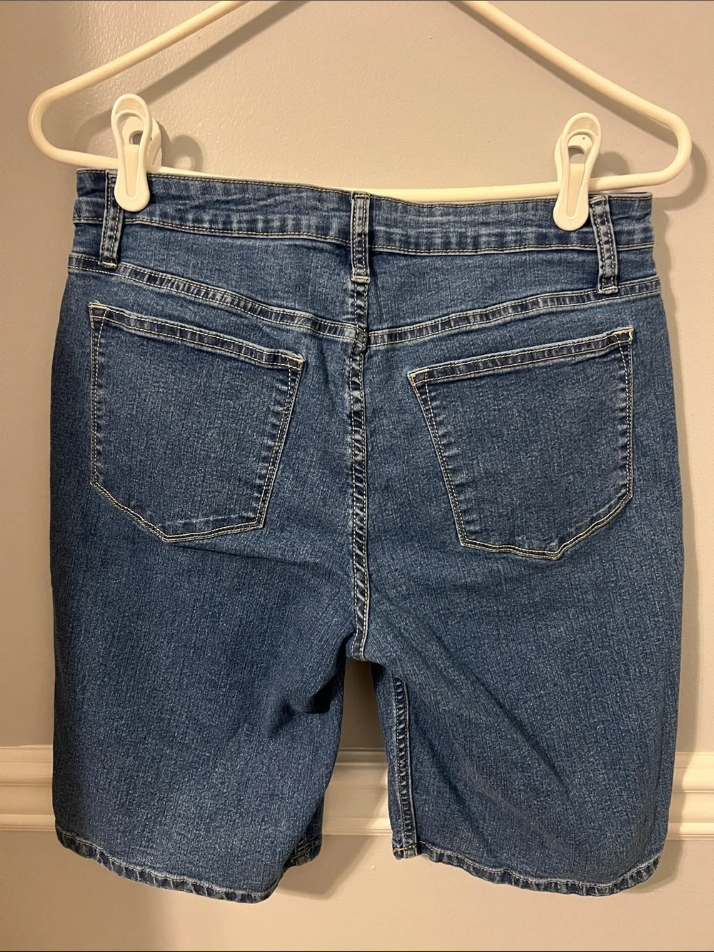 Lee Riders Midrise Bermuda Denim Shorts
